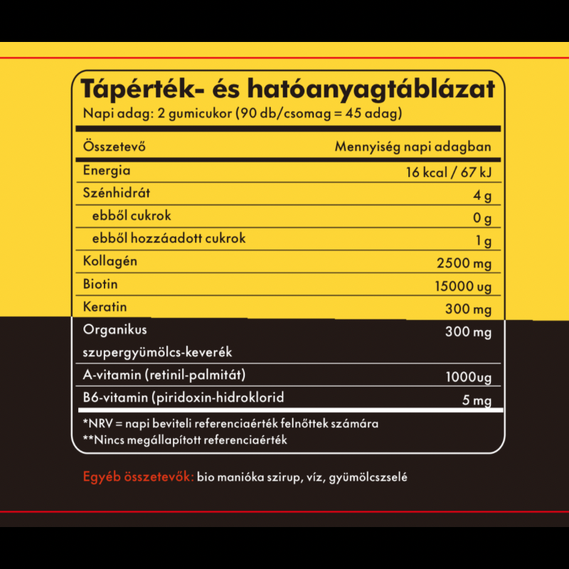 BROOX ONE Kollagén | 90 gumimaci