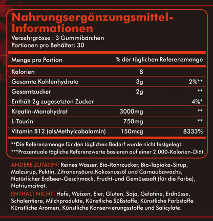 BROOX ONE Kreatin-monohidrát EPER| 90 gumimaci