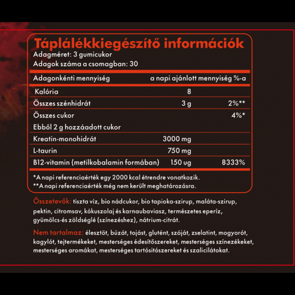 BROOX ONE Kreatin-monohidrát EPER| 180 gumimaci