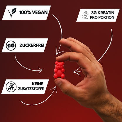 Creatin Gummies - Maximale Power Solo (1+1 Gratis) 🚀